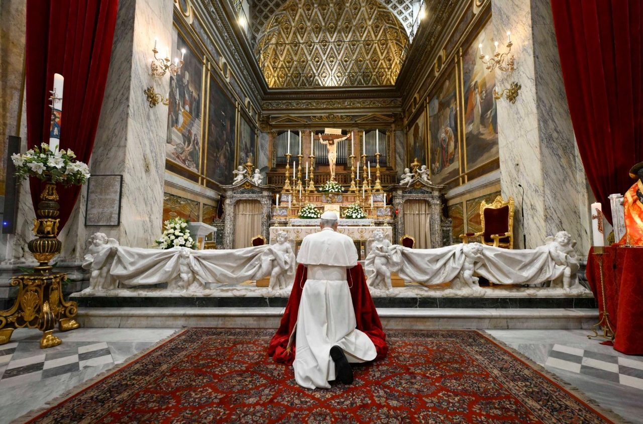 Genazzano venter messe ved den gode råds moder