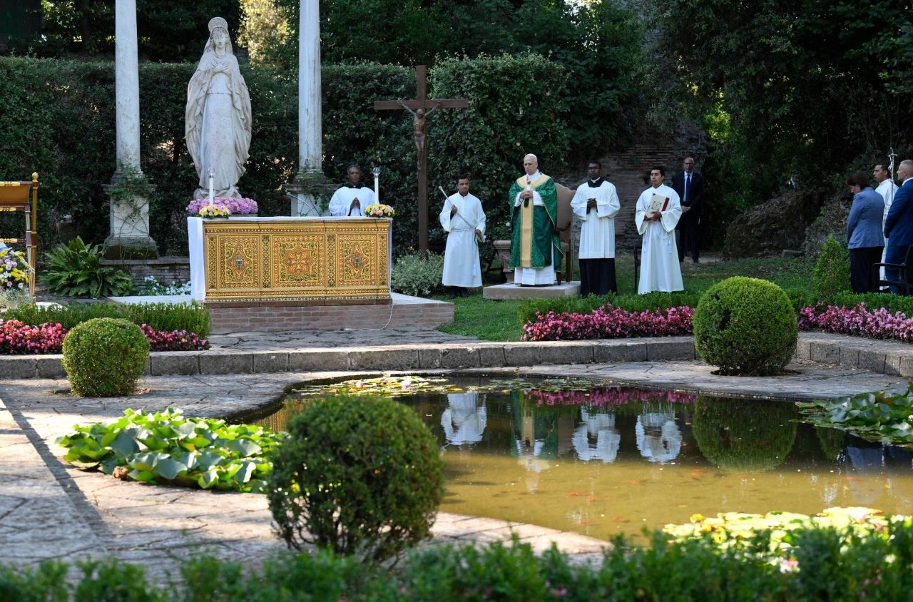 Messe for skabelsen i Castel Gandolfo den 1. september