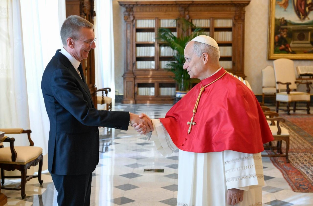 Rinkēvičs Vatikaanissa perjantaina